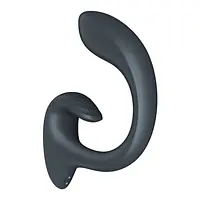 Вагінально-кліторальний вібратор Satisfyer G for Goddess 1 Dark Grey, 2 мотори - Master