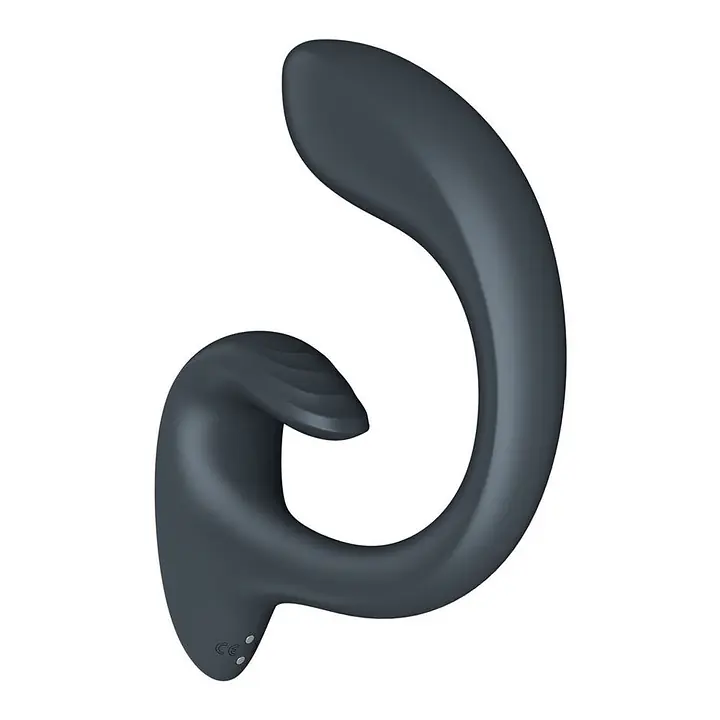 Вагінально-кліторальний вібратор Satisfyer G for Goddess 1 Dark Grey, 2 мотори - Master