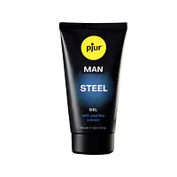 Гель для пеніса стимулювальний pjur MAN Steel Gel 50 ml з екстрактом паприки та ментолом - Master