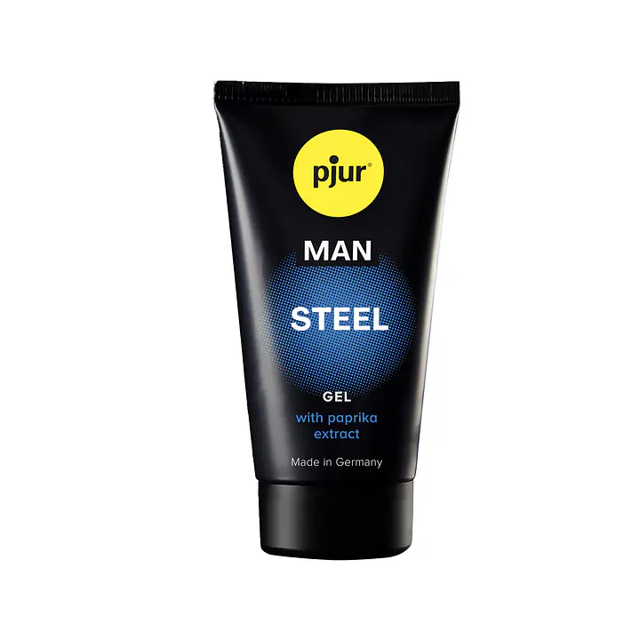 Гель для пеніса стимулювальний pjur MAN Steel Gel 50 ml з екстрактом паприки та ментолом - Master