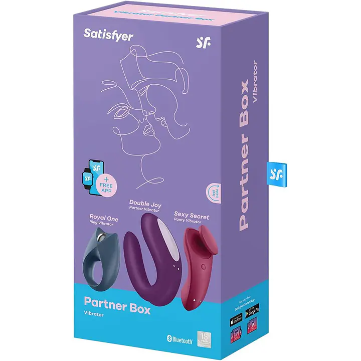 Набір Satisfyer Partner Box 3 (Double Joy, Sexy Secret + Royal One) - Master