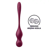 Смарт-вагінальні кульки з вібрацією Satisfyer Love Birds Vary Connect App, змінювана маса, пульт ДК - Master