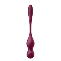 Смарт-вагінальні кульки з вібрацією Satisfyer Love Birds Vary Connect App, змінювана маса, пульт ДК - Master