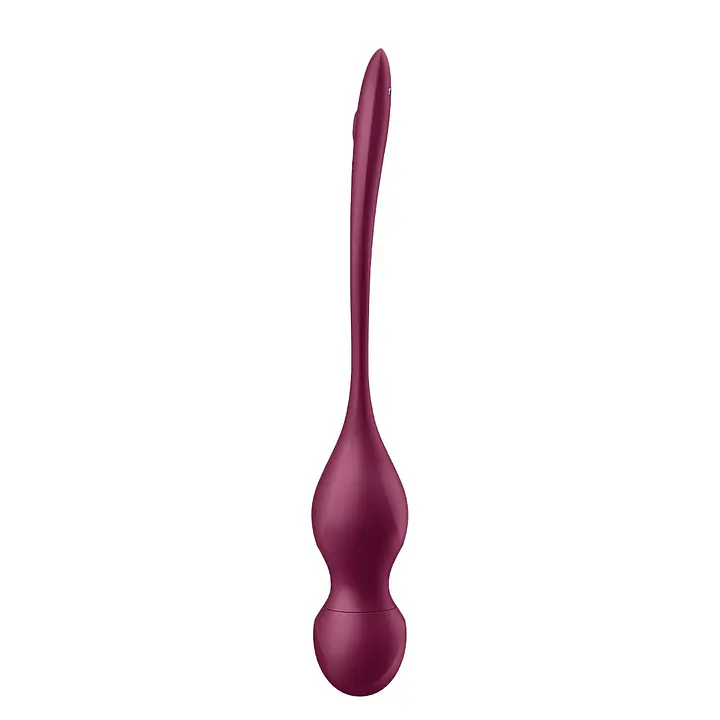 Смарт-вагінальні кульки з вібрацією Satisfyer Love Birds Vary Connect App, змінювана маса, пульт ДК - Master