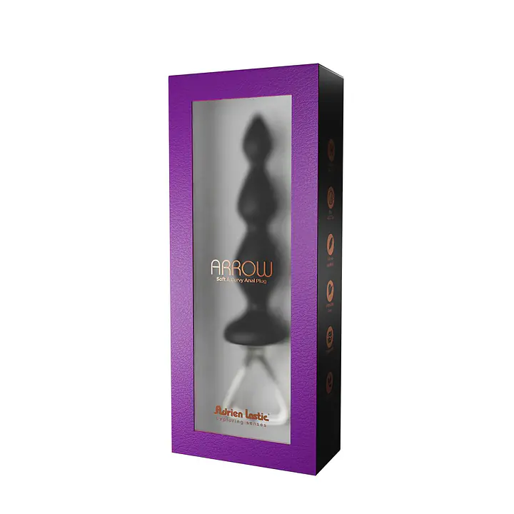 Анальний ланцюжок Adrien Lastic Arrow II Black - Master