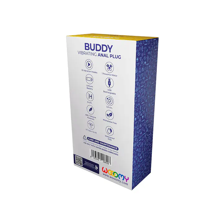 Анальний вібростимулятор Wooomy Buddy - Master