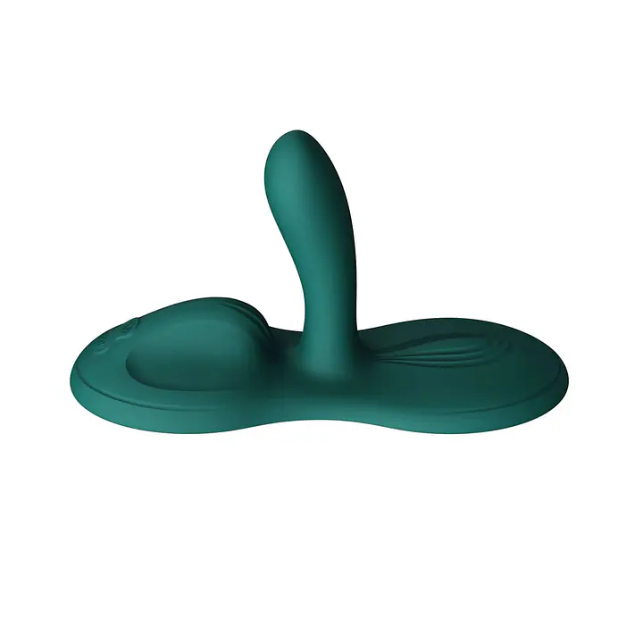 Sit-on-topсмарт-вібратор Zalo – Flora Smart Vibrating Pad Turquoise Green, 9 моторів - Master