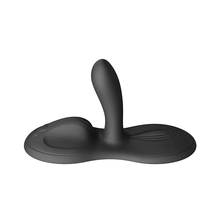 Sit-on-topсмарт-вібратор Zalo – Flora Smart Vibrating Pad Obsidian Black, 9 моторів - Master