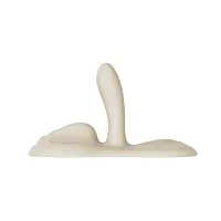 Sit-on-topсмарт-вібратор Zalo – Flora Smart Vibrating Pad Ivory White, 9 моторів - Master