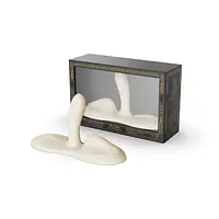 Sit-on-topсмарт-вібратор Zalo – Flora Smart Vibrating Pad Ivory White, 9 моторів - Master
