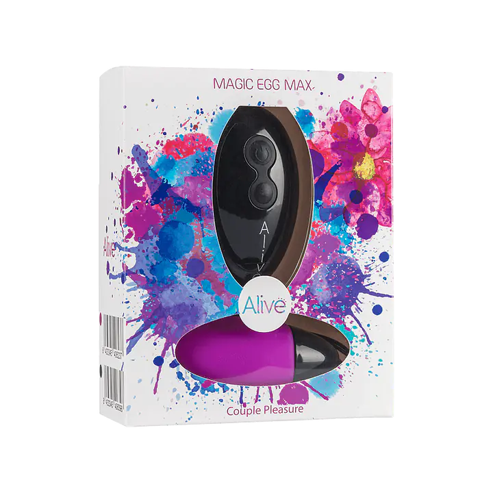 Потужне віброяйце Alive Magic Egg MAX Violet з пультом ДК - Master