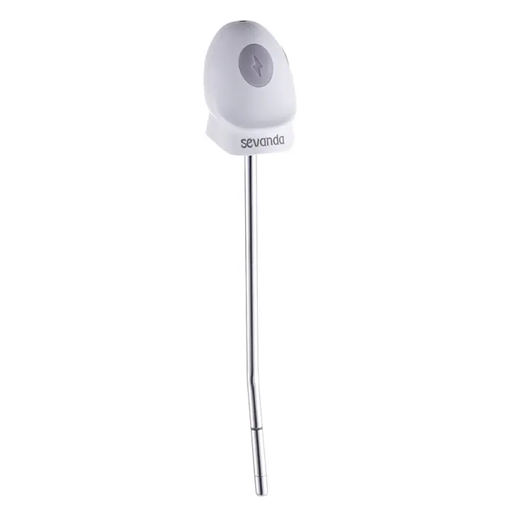 Уретральний зонд LOCKINK SEVANDA Vibrating&E-stim Metal Urethral Sounding - White - Master