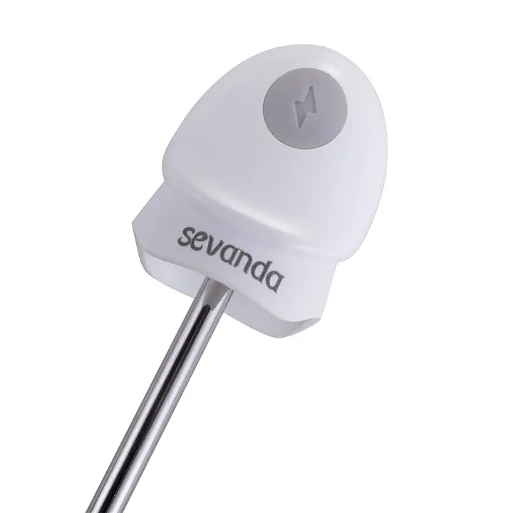 Уретральний зонд LOCKINK SEVANDA Vibrating&E-stim Metal Urethral Sounding - White - Master