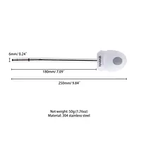 Уретральний зонд LOCKINK SEVANDA Vibrating&E-stim Metal Urethral Sounding - White - Master