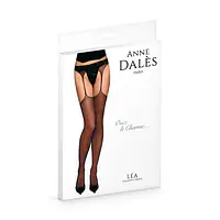 Панчохи з поясом Anne De Ales LEA T3 Black, відмінно для pinup стилю - Master