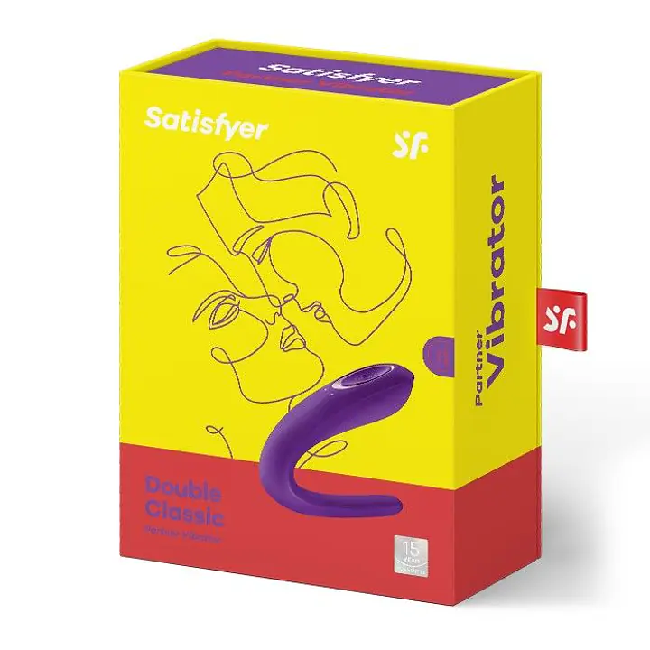 Вібратор для пар Satisfyer Double Classic з одним моторчиком - Master