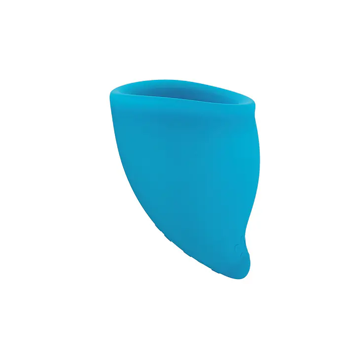 Менструальна чаша Fun Factory FUN CUP SIZE A, бірюзова, багаторазова, діаметр 4 см, об’єм 20 мл - Master