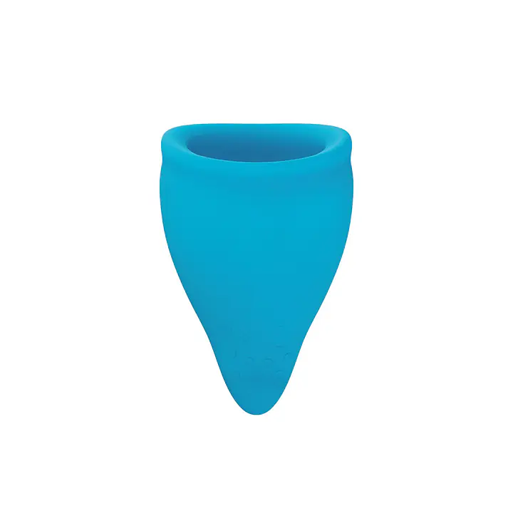 Менструальна чаша Fun Factory FUN CUP SIZE A, бірюзова, багаторазова, діаметр 4 см, об’єм 20 мл - Master