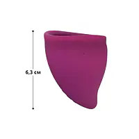 Менструальна чаша Fun Factory FUN CUP SIZE B, бордова, багаторазова, діаметр 4,3 см, об’єм 30 мл - Master
