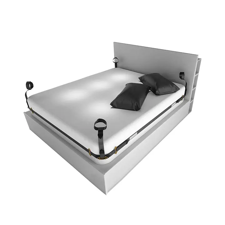 Фіксатори рук і ніг для ліжка LOCKINK BDSM Adjustable Bed Restraint Kit - Master