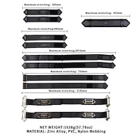 Фіксатори рук і ніг для ліжка LOCKINK BDSM Adjustable Bed Restraint Kit - Master