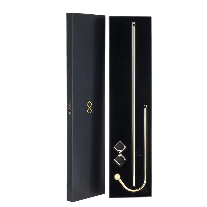 Анальний гак LOCKINK Golden Adjustable Anal Hook Set - Master