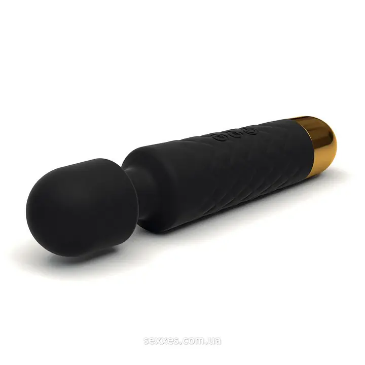Мінівібромасажер Dorcel Wand Wanderful Black потужний, водонепроникний, 18 режимів роботи - Master