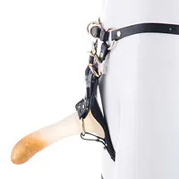 Страпон LOCKINK SEVANDA Queen Sheba Strapon - Golden Dildo - Master