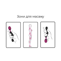 Мінівібромасажер Adrien Lastic Symphony, дуже гнучка голівка, потужний, зручна ручка - Master