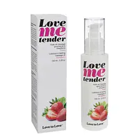 Розпродаж!!! Масажна олія Love To Love - Love Me Tender, Strawberry (100 мл) (термін 08.2025) - Master