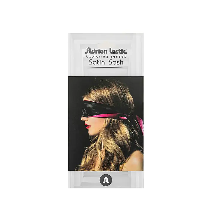 Пов’язка-стрічка з сатину 2в1 Adrien Lastic Satin Sash (пов’язка на очі і стрічка для зв’язування) - Master