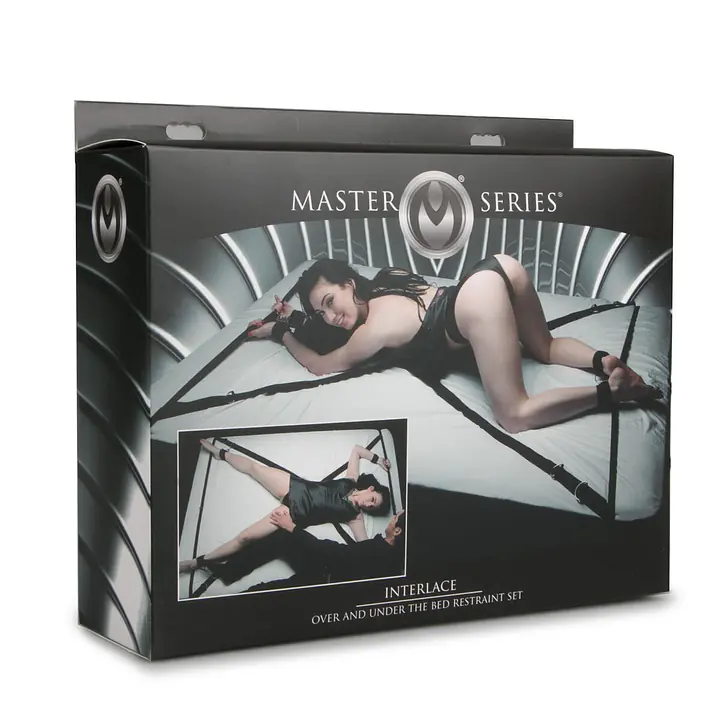 Розтяжка на ліжко Master Series Interlace Bed Restraint Set - Master