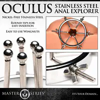 Анальний розширювач Master Series Oculus Stainless Steel Anal Explorer - Master