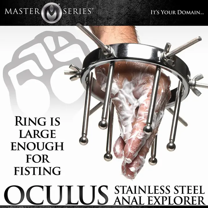 Анальний розширювач Master Series Oculus Stainless Steel Anal Explorer - Master