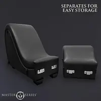 Секс-крісло з подушками Master Series Kinky Sex Lounge with Cushions - Black - Master