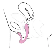 Вібратор Adrien Lastic G-wave вагінально-кліторальний, 2 мотори, універсальний - Master