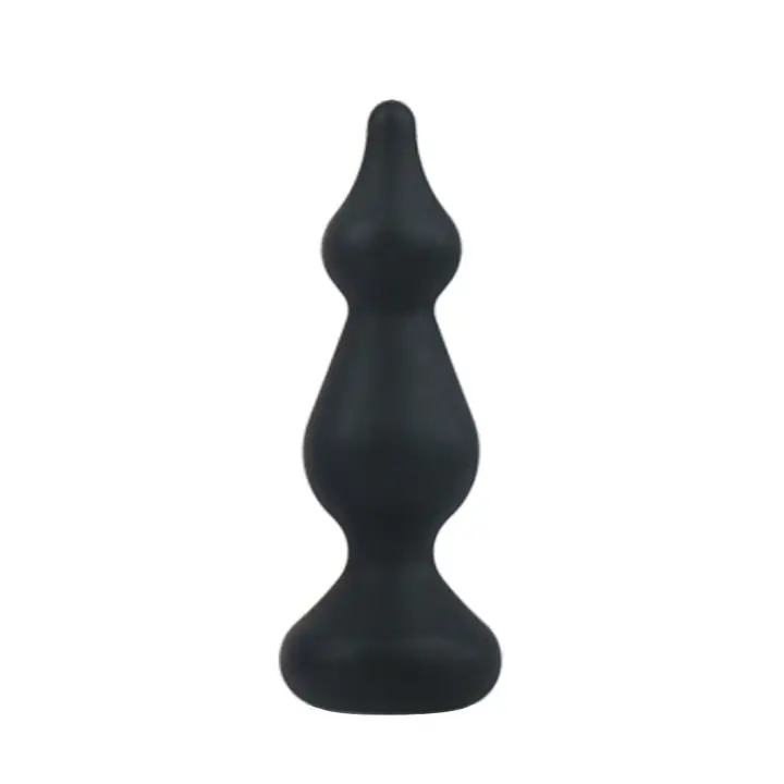 Анальна пробка Adrien Lastic Amuse Mini Black (S) з двома переходами, макс. діаметр 3 см - Master