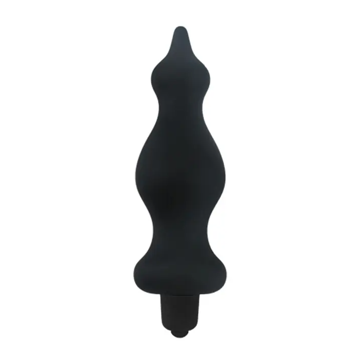 Анальна пробка з вібрацією Adrien Lastic Bullet Amuse Black, макс. діаметр 3,9 см - Master
