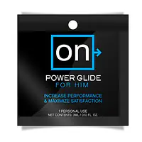 Пробник стимулюючого гелю Sensuva - ON Power Glide For Him (3 мл) для супер ерекції - Master
