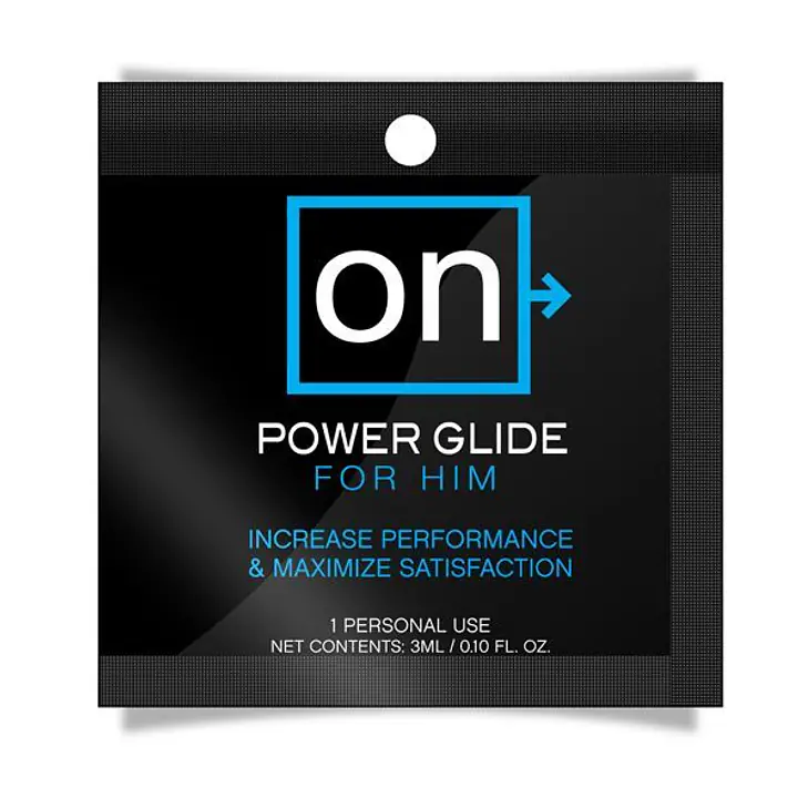 Пробник стимулюючого гелю Sensuva - ON Power Glide For Him (3 мл) для супер ерекції - Master