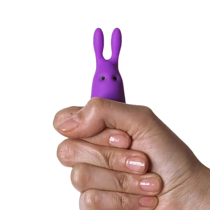 Віброкуля Adrien Lastic Pocket Vibe Rabbit Purple зі стимулювальними вушками - Master