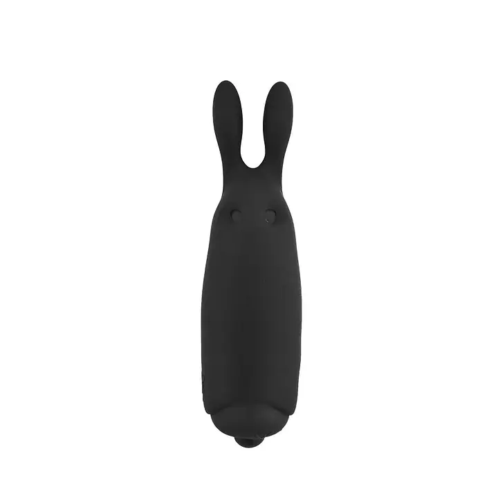 Віброкуля Adrien Lastic Pocket Vibe Rabbit Black зі стимулювальними вушками - Master