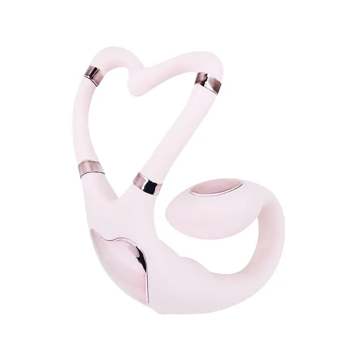 Смарт-вібратор для пар Adrien Lastic Venus + APP, подвійний, можна носити під одягом, 10 режимів - Master