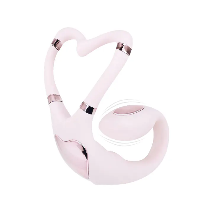 Смарт-вібратор для пар Adrien Lastic Venus + APP, подвійний, можна носити під одягом, 10 режимів - Master