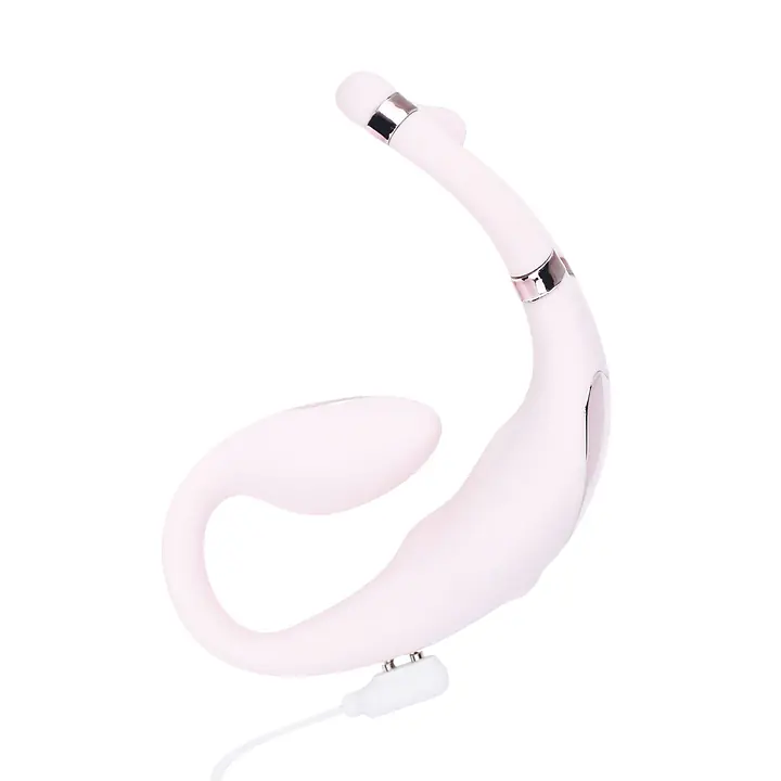 Смарт-вібратор для пар Adrien Lastic Venus + APP, подвійний, можна носити під одягом, 10 режимів - Master