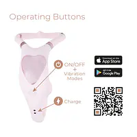 Смарт-вібратор для пар Adrien Lastic Venus + APP, подвійний, можна носити під одягом, 10 режимів - Master