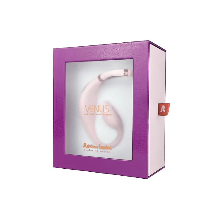 Смарт-вібратор для пар Adrien Lastic Venus + APP, подвійний, можна носити під одягом, 10 режимів - Master