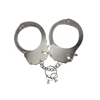 Наручники металеві Adrien Lastic Handcuffs Metallic (поліцейські) - Master