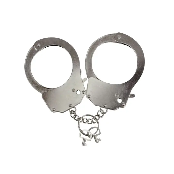 Наручники металеві Adrien Lastic Handcuffs Metallic (поліцейські) - Master