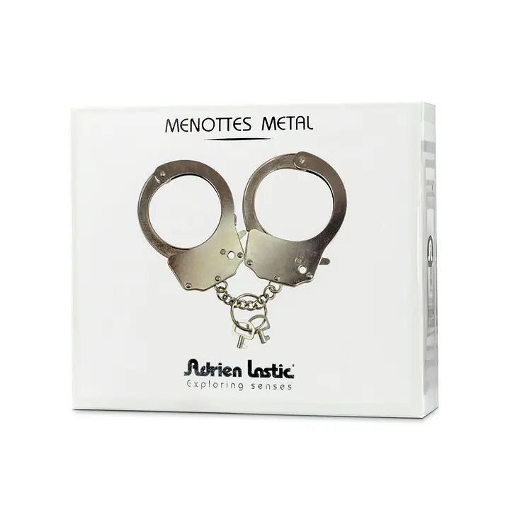 Наручники металеві Adrien Lastic Handcuffs Metallic (поліцейські) - Master